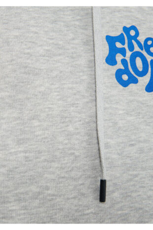 سویشرت خاکستری آستین استاندارد مردانه ماوی | 0S10094