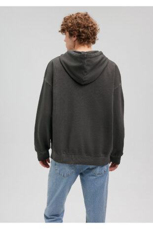 سویشرت خاکستری آستین استاندارد مردانه ماوی | 0S10114