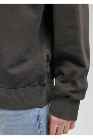 سویشرت خاکستری آستین استاندارد مردانه ماوی | 0S10114