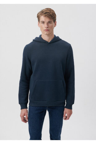 سویشرت لاجورد آستین استاندارد مردانه ماوی | 610937