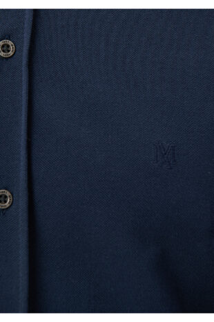 پیراهن آبی آستین استاندارد مردانه ماوی | 21638