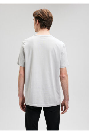 تی شرت خاکستری فاق نرمال آستین استاندارد مردانه ماوی | 610251