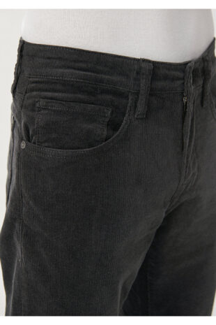 شلوار خاکستری فاق نرمال مردانه ماوی | 00378-p