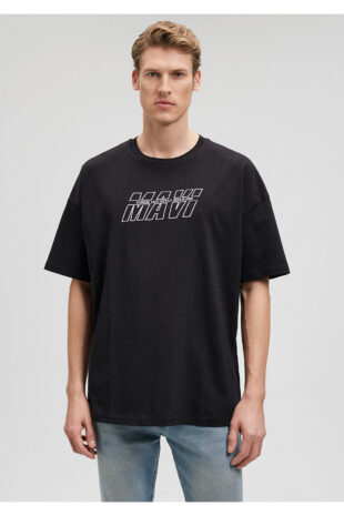 تی شرت خاکستری فاق نرمال آستین استاندارد مردانه ماوی | 611827