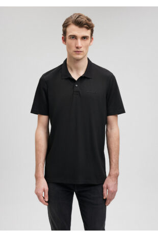 تیشرت یقه پولو سیاه مردانه ماوی | TYCXY75JPN170970876828811