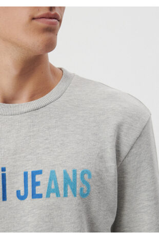 سویشرت خاکستری آستین استاندارد مردانه ماوی | 067146-35010