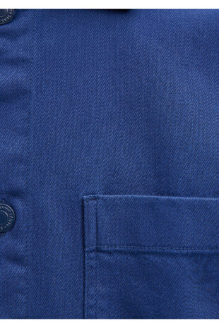 پیراهن آبی آستین استاندارد مردانه ماوی | 211035