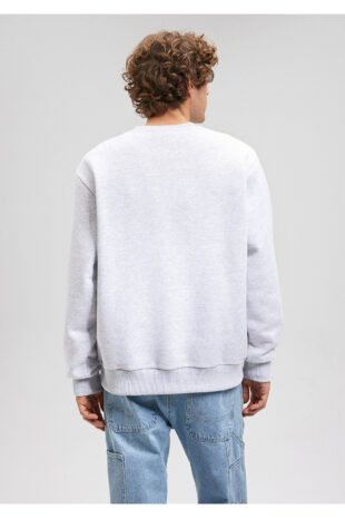 سویشرت خاکستری آستین استاندارد مردانه ماوی | 611716