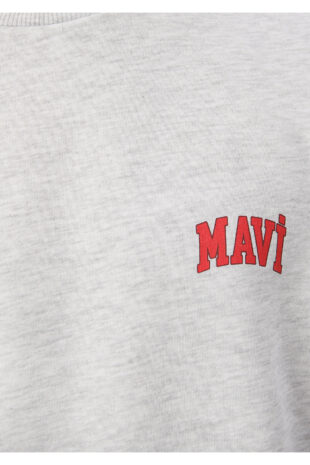 سویشرت خاکستری آستین استاندارد مردانه ماوی | 611716