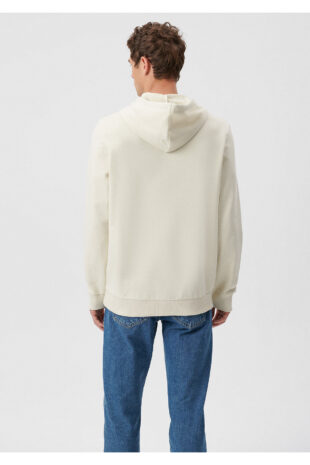 سویشرت بژ آستین استاندارد مردانه ماوی | 23k072001e0011