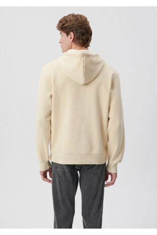 سویشرت بژ آستین استاندارد مردانه ماوی | 610960