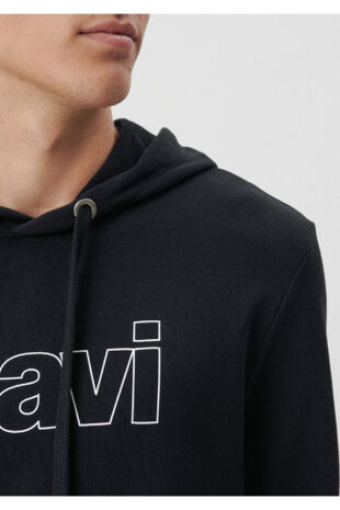 سویشرت سیاه آستین استاندارد مردانه ماوی | 65606