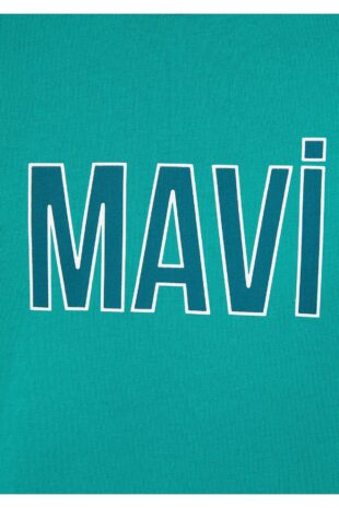 تی شرت آبی فاق نرمال آستین استاندارد مردانه ماوی | 66842