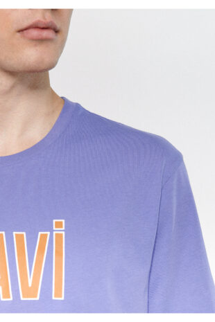 تی شرت بنفش آستین استاندارد مردانه ماوی | 066842-34637