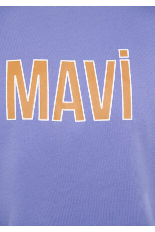 تی شرت بنفش آستین استاندارد مردانه ماوی | 066842-34637