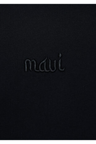 تی شرت سیاه آستین استاندارد مردانه ماوی | 610100