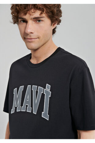 تی شرت خاکستری فاق نرمال آستین استاندارد مردانه ماوی | 611711