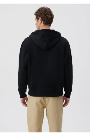 سویشرت سیاه آستین استاندارد مردانه ماوی | 066979-900