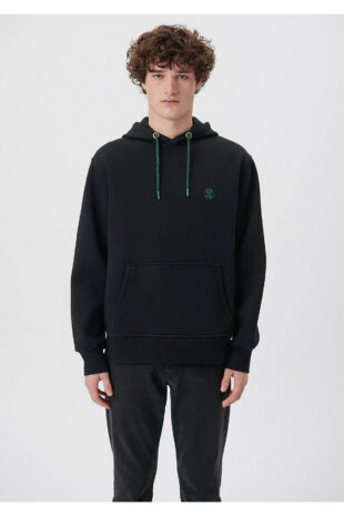 سویشرت سیاه آستین استاندارد مردانه ماوی | 65809