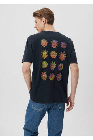 تی شرت خاکستری فاق نرمال آستین استاندارد مردانه ماوی | 067110-34314