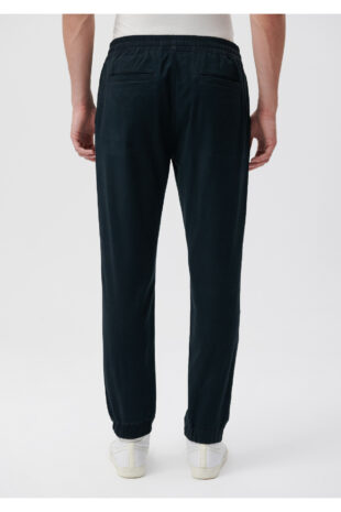 شلوار سیاه فاق نرمال مردانه ماوی | 000169-34314