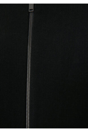 بافت سیاه 56 آستین استاندارد مردانه ماوی | HAREL1