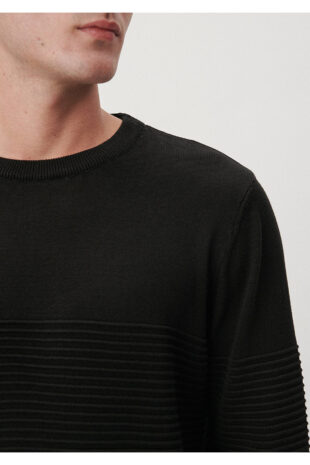 بافت سیاه آستین استاندارد مردانه ماوی | 710141