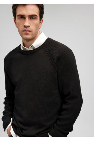 بافت خاکستری آستین استاندارد مردانه ماوی | 710213