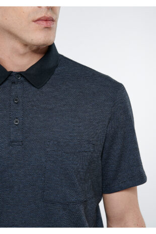 تیشرت یقه پولو خاکستری آستین استاندارد مردانه ماوی | 611534