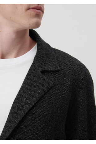 کت سیاه آستین استاندارد مردانه ماوی | 070699-900