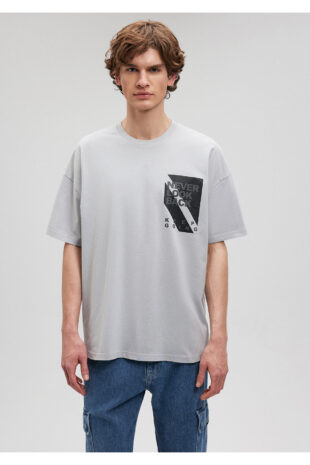 تی شرت خاکستری فاق نرمال مردانه ماوی | 612110