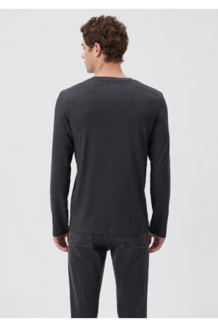 تی شرت خاکستری آستین استاندارد مردانه ماوی | 062477-27310