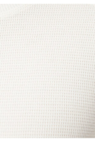 تی شرت سفید فاق نرمال آستین استاندارد مردانه ماوی | 610106