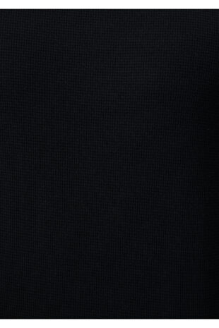 تی شرت سیاه فاق نرمال آستین استاندارد مردانه ماوی | 610106