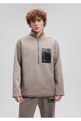 سویشرت قهوه ای مردانه ماوی | 0S10153