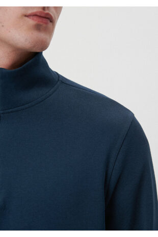 سویشرت لاجورد آستین استاندارد مردانه ماوی | 610908