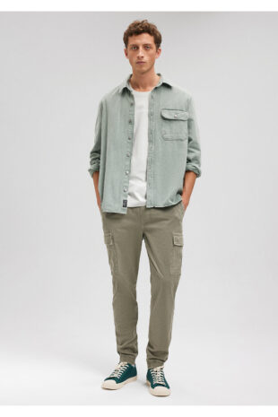 شلوار سبز فاق نرمال مردانه ماوی | TYCFCOS32N170677321629376