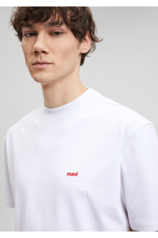 تی شرت صورتی فاق نرمال مردانه ماوی | 612216