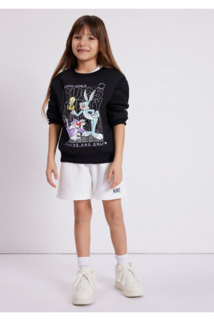 سویشرت خاکستری دخترانه ماوی | 7S10034