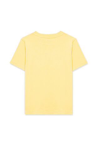 تی شرت زرد فاق نرمال آستین استاندارد دخترانه ماوی | 7610109
