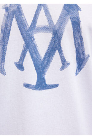 تی شرت سفید فاق نرمال آستین استاندارد مردانه ماوی | 065109-620