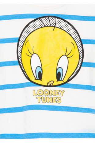 تی شرت آبی فاق نرمال دخترانه ماوی | 7610164