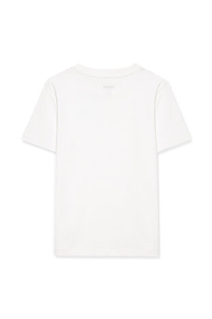 تی شرت سفید فاق نرمال آستین استاندارد دخترانه ماوی | 7610197