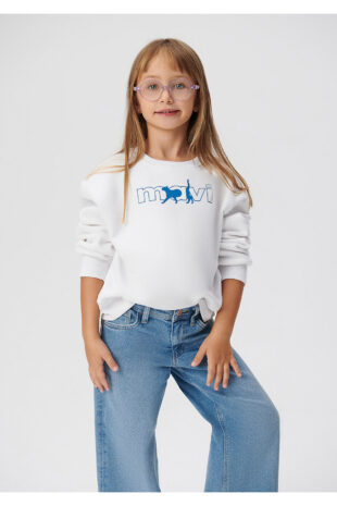 سویشرت صورتی آستین استاندارد دخترانه ماوی | 7S10001