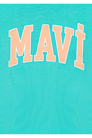 تی شرت سبز فاق نرمال آستین استاندارد دخترانه ماوی | TYCR59Z25N170601177832406