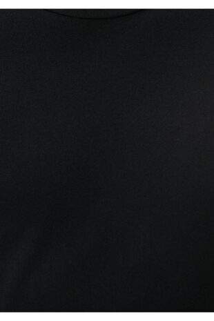 تی شرت سیاه فاق نرمال آستین استاندارد مردانه ماوی | 061747-900