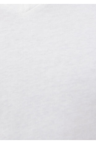 تی شرت سفید فاق نرمال آستین استاندارد مردانه ماوی | 065586-620