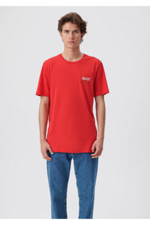 تی شرت قرمز آستین استاندارد مردانه ماوی | 066841-33099