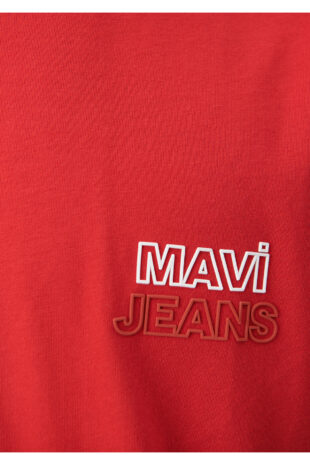 تی شرت قرمز آستین استاندارد مردانه ماوی | 066841-33099
