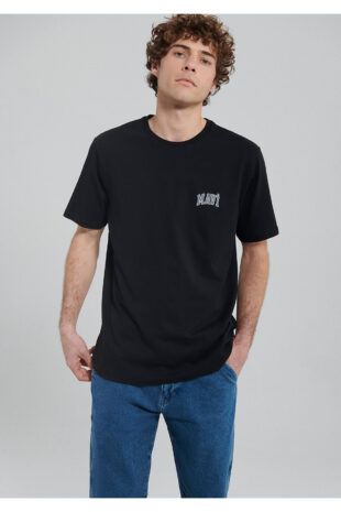 تی شرت خاکستری فاق نرمال آستین استاندارد مردانه ماوی | 611714